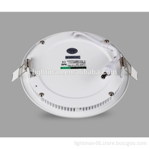 90mm small round led panel light with CE RoHS 3 years warranty